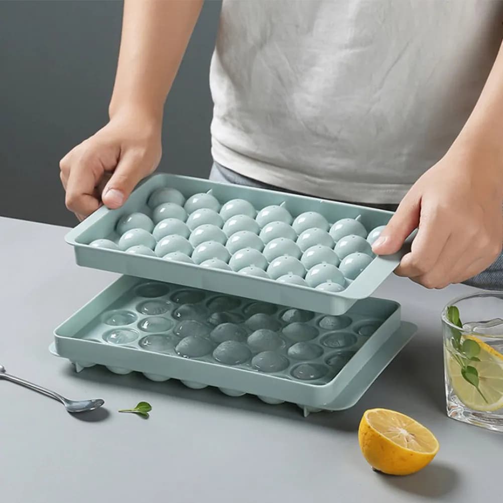Stampo per cubetti di ghiaccio, vassoio per ghiaccio, stampi per ghiaccio, vassoi per ghiaccio da congelatore