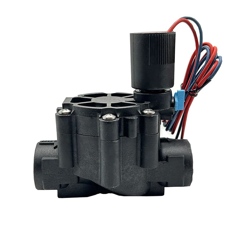 1/2 "3/8'' 3/4 "1" Elettrovalvola acqua 220V 12V 24V Valvola in nylon normalmente chiusa per l'irrigazione del paesaggio del giardino agricolo