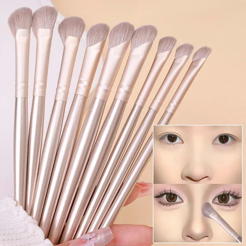 Set of Natural Smudge Eyeshadow nose shading brushes Contouring professional tools for beauty cosmetics