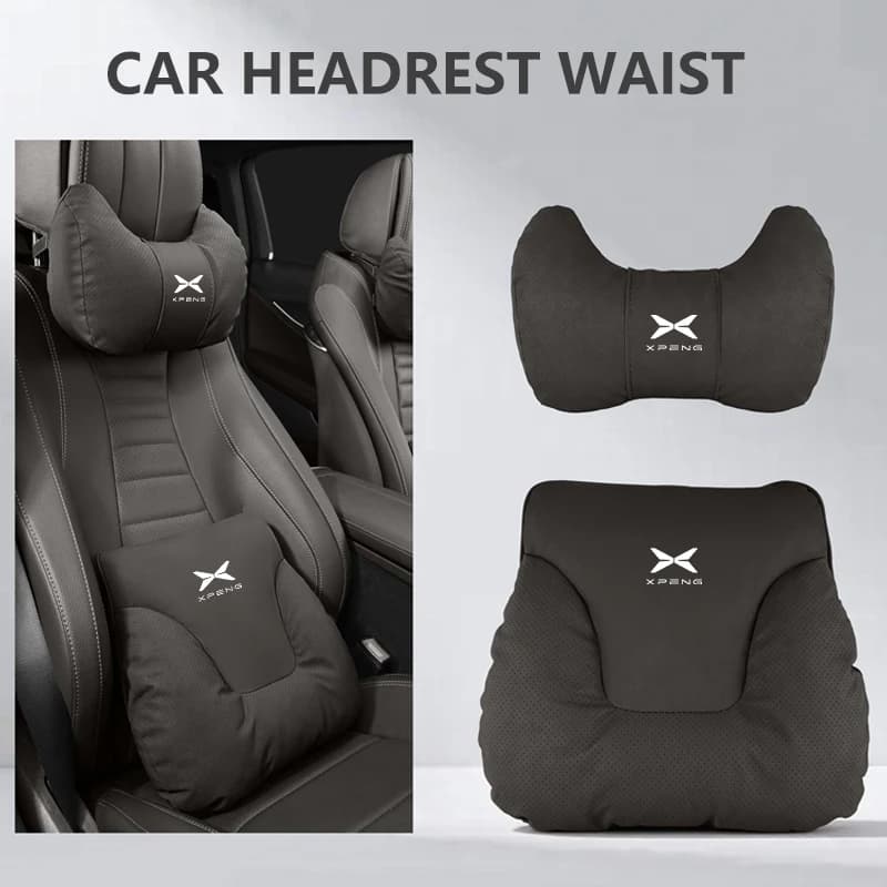Fit For XPENG G6 P7 G9 MONA M03 G3 P5 2025 Car Headrest Neck Support Seat Lumbar Cushion Neck Pillow Car interior Accessories