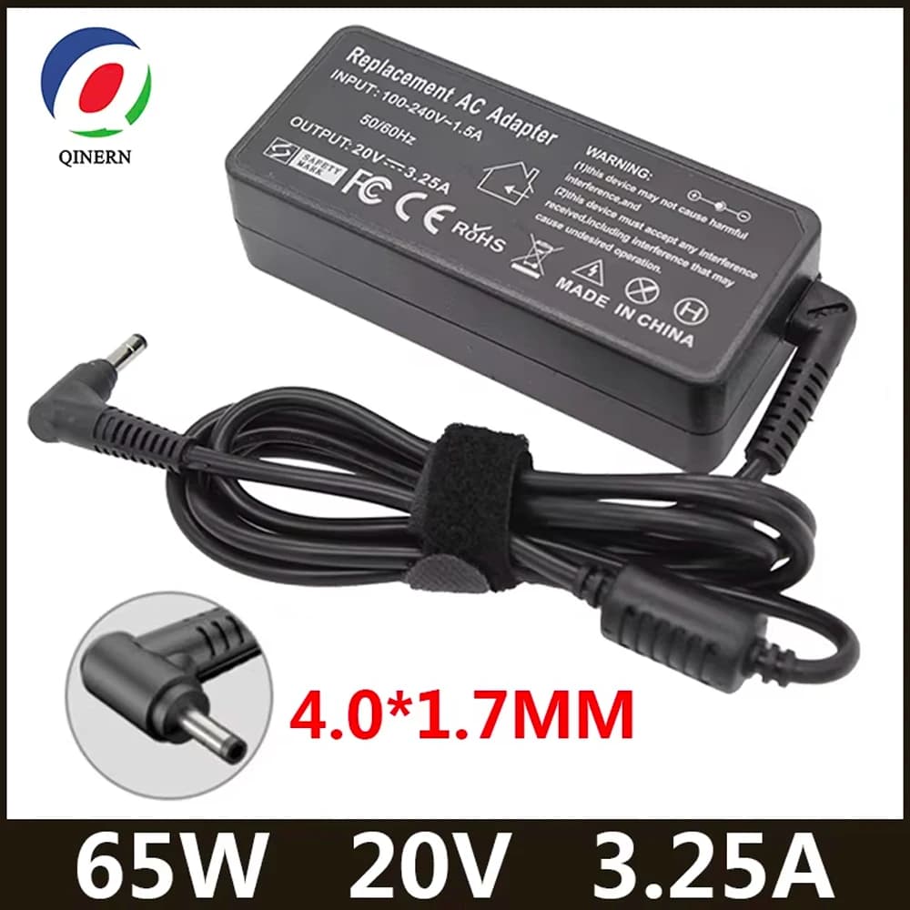 20V 3.25A 65W 4.0*1.7mm AC Caricatore Del Computer Portatile Per Lenovo IdeaPad 330s 320 100-15 B50-10 YOGA 710 510-14ISK Redmibook 14 13 Adattatore