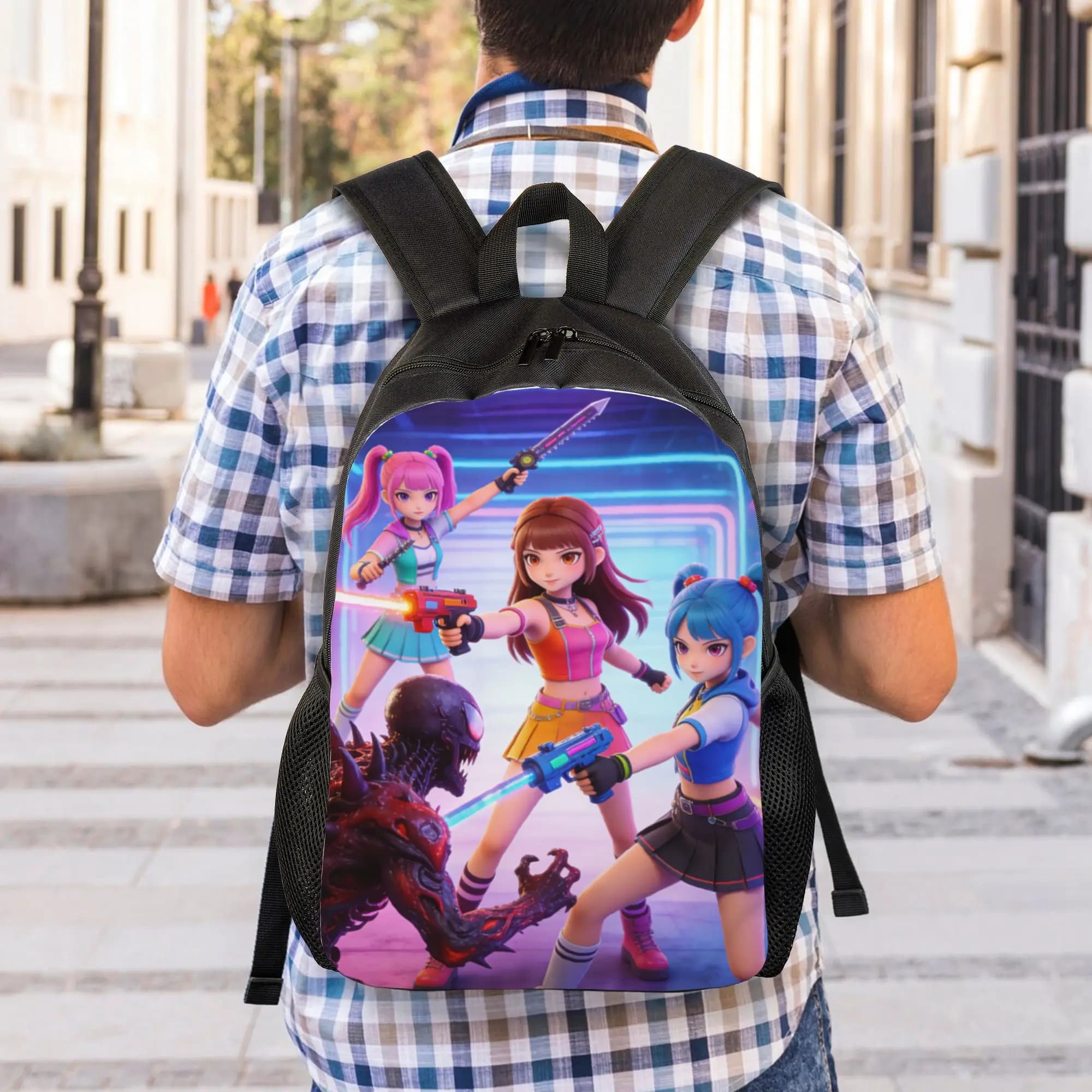 Zaino per il ritorno a scuola K POP 49 Zaino per tutti i giorni