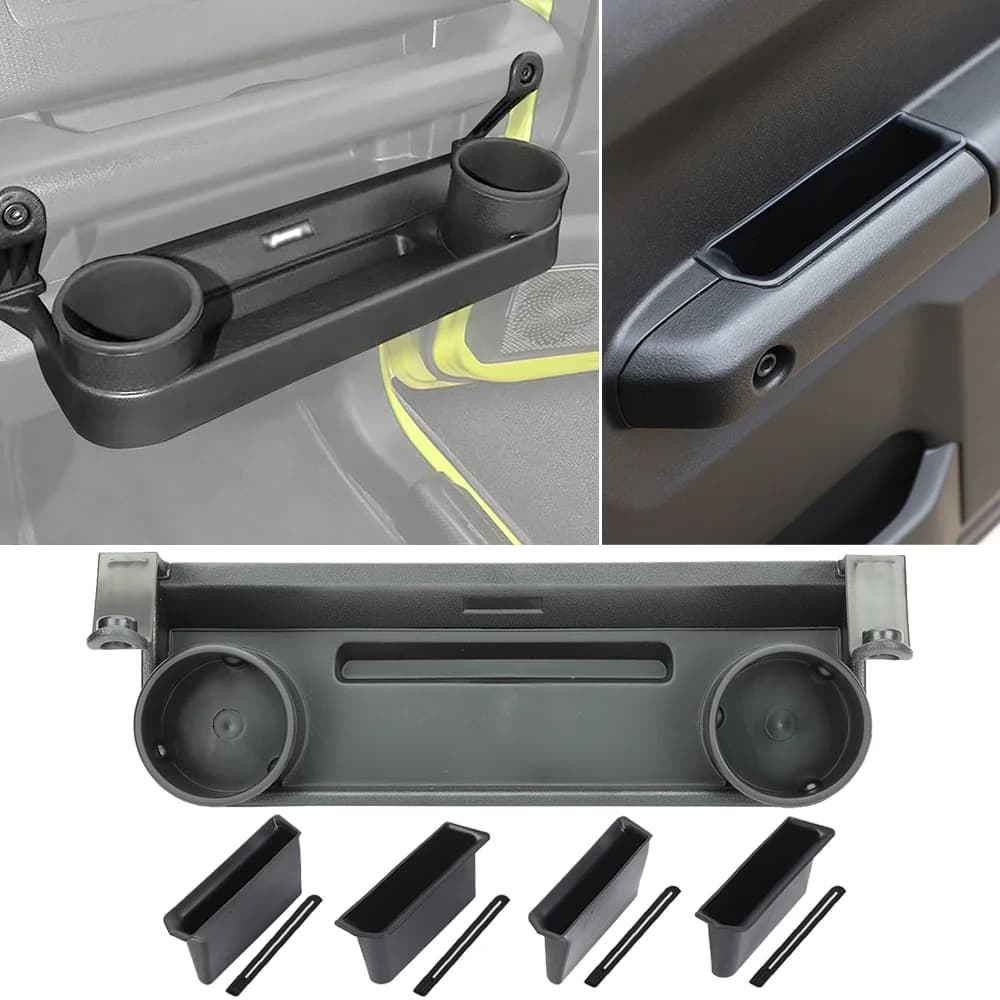 Auto Co-pilota Maniglia Espansione Scatola di Immagazzinaggio Porta Bracciolo Interno Organizzatore Portabicchieri per Suzuki Jimny JB64 JB74 2019-2025 Accessorio