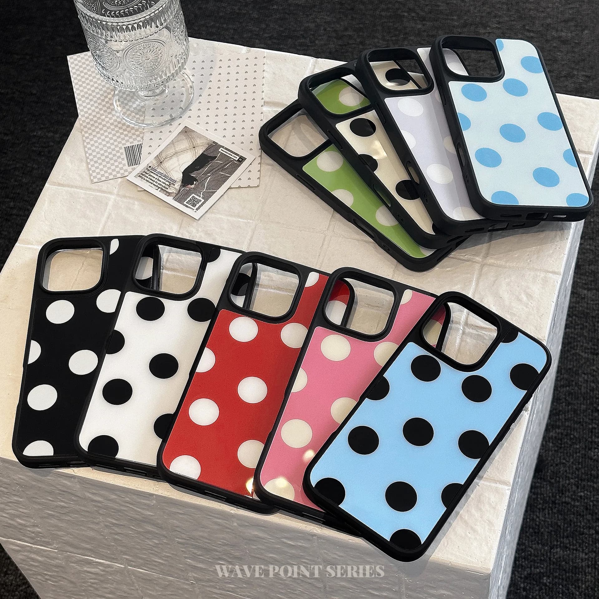 Full-screen Korean Phone Case for iPhone 17 16 14 13 12 Pro Max Plus, caramel, shockproof, protective, rigid