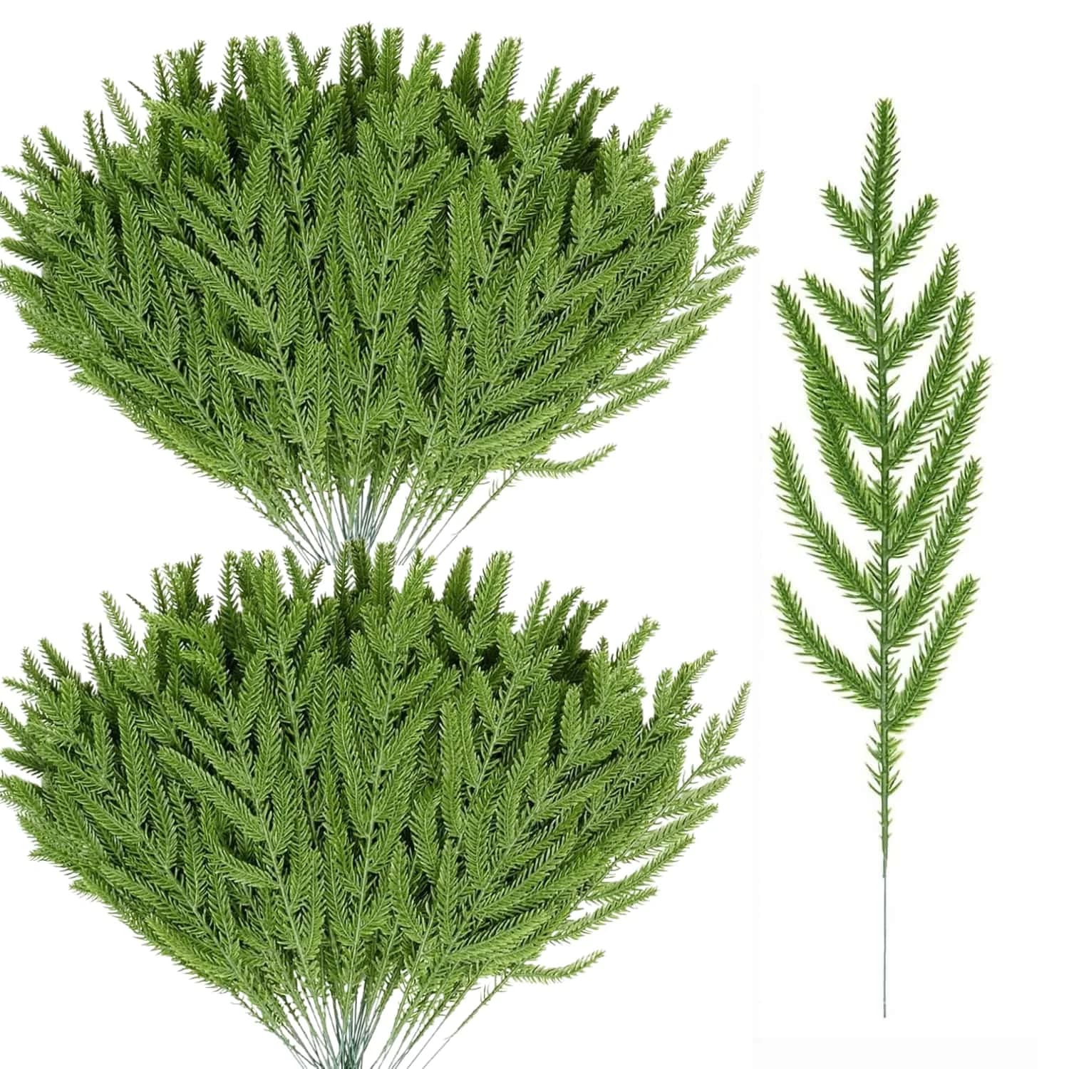 30/50 pieces Christmas decoration made by yourself artificial pine stems Norfolk - Simulated plant garlands, garlands, table decorations