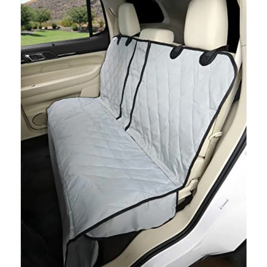 Amaca per cani per camion di grandi dimensioni e SUV XL, coprisedili grigi per camion con sedili divisibili 60/40 - Bracciolo e sedile