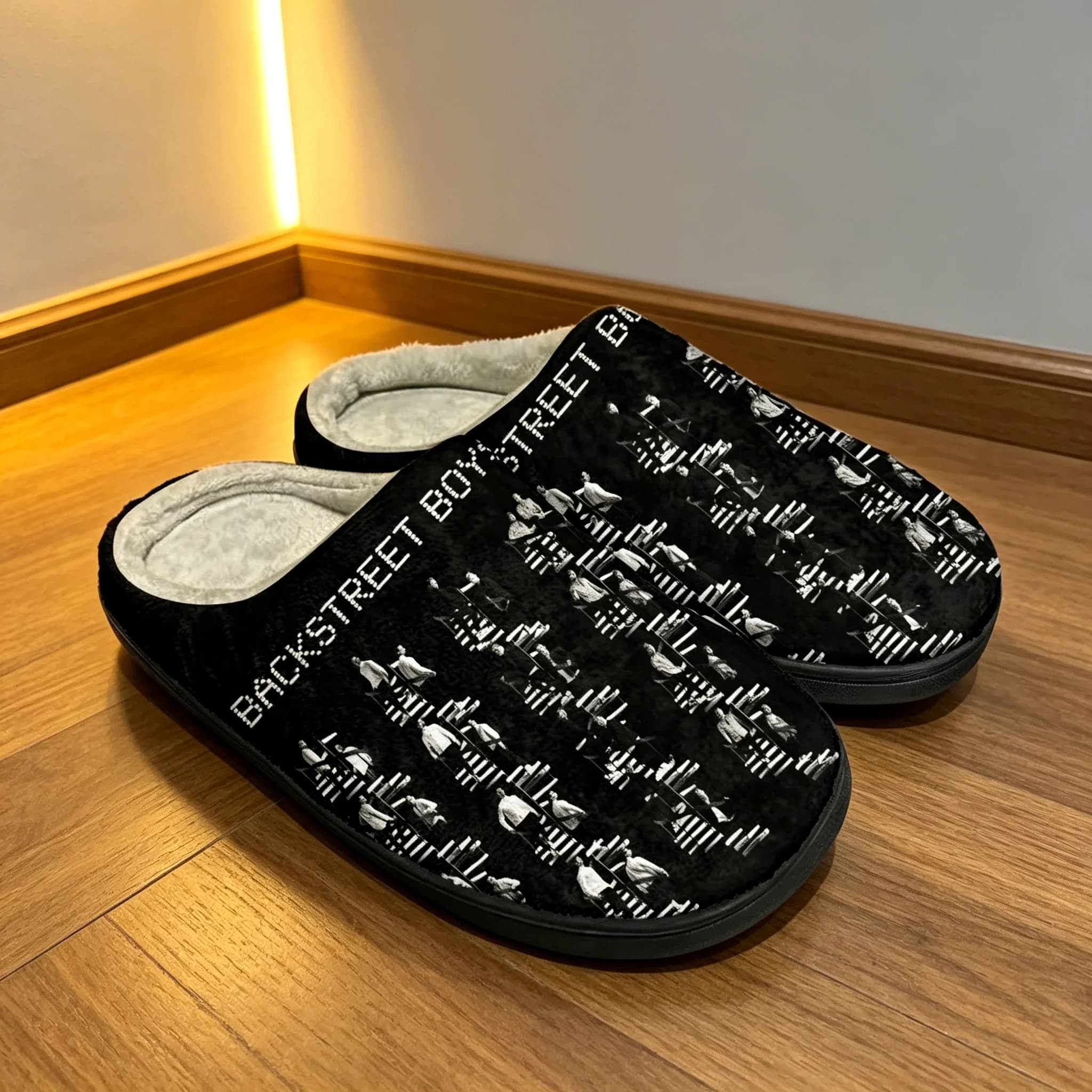 Pantofole in cotone foderate in peluche Backstreet Boys per uomo e donna, calde invernali, antiscivolo, con suola morbida, per interni, casa, comode, casual, alla moda, per coppie