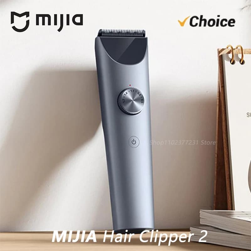 MIJIA Hair Clipper 2 Professional Hair Cutters, IPX7 Hair Cutting Machine Waterproof, Wireless Mijia Haircut Clipper 2