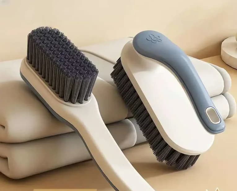 Household Shoe Cleaning Brush with Soft Bristles for Scrubbing Shoes And Washing Clothes Non-Damaging Brush for Shoe Care