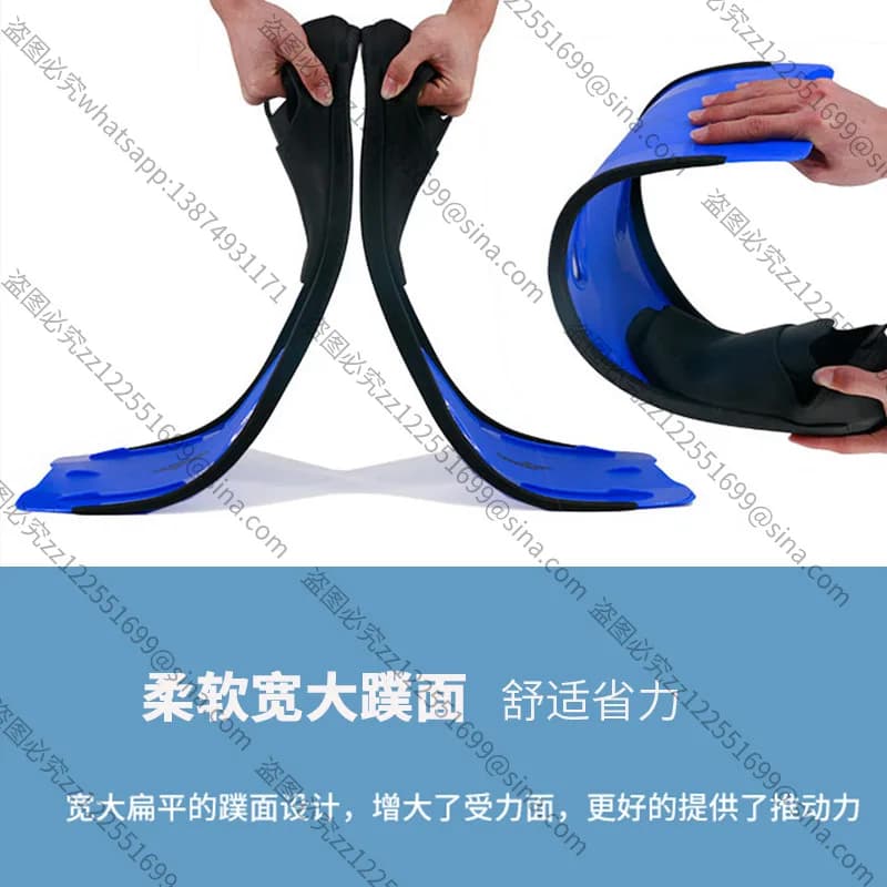 Adatto per le nuove scarpe da rana da nuoto pinne lunghe forniture per immersioni snorkeling allenamento professionale per uomo e donna gratis