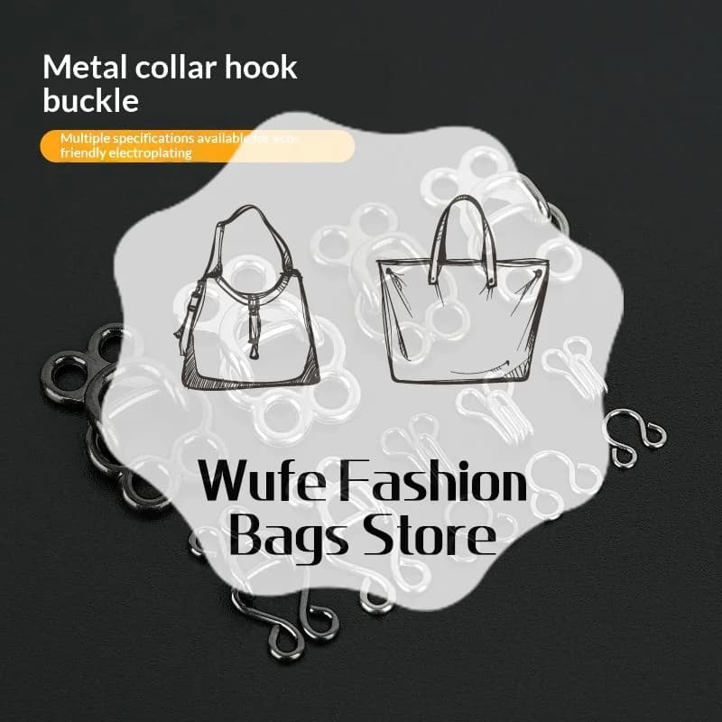 10 Pairs Metal Invisible Garment Hook Jeans Pants Skirts Adjust Clasp Decoration Buttons DIY Sewing Crafts Accessories