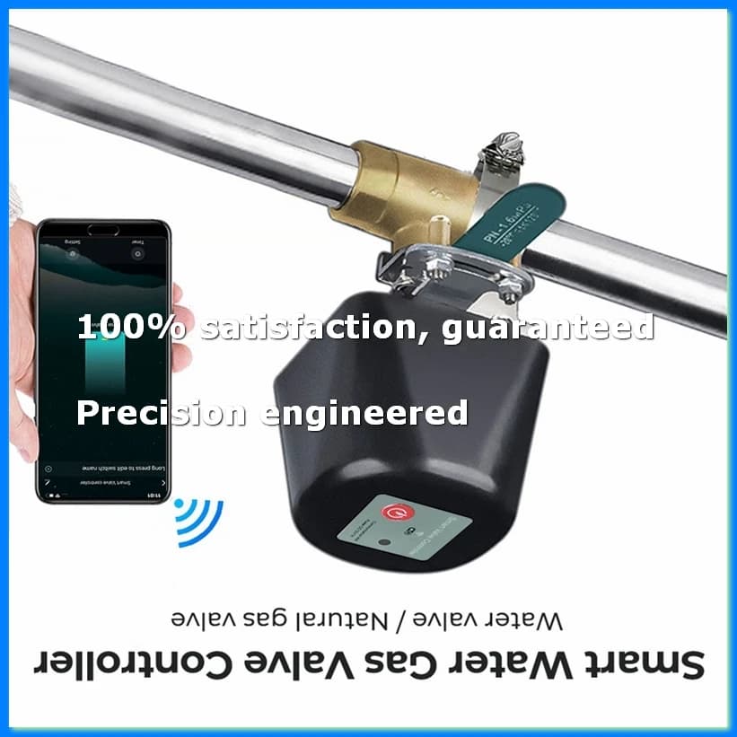 WiFi Robot Waterproof Valve Tuya Smart Remote Control APP Remote Control Water Pipe Gas Wireless Valve Switch US Plug-DTB1