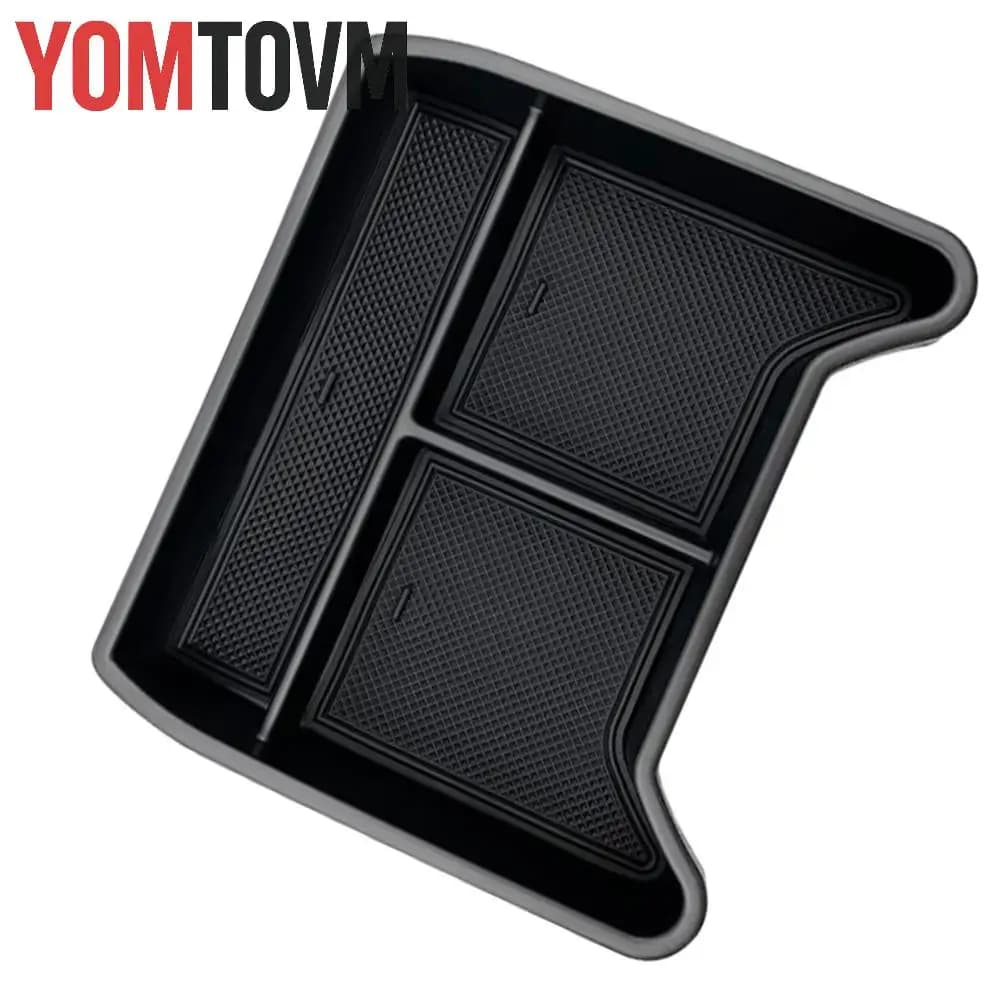 Per Volkswagen VW ID4 2021 2022 2023 Car Center Console Bracciolo Scatola di Immagazzinaggio di Controllo Centrale Organizer Vassoio interno Trim Nero
