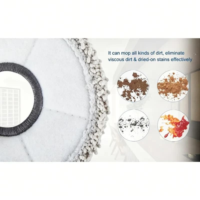 A29R For ECOVACS Robot Vacuum Cleaner Accessories- X1, X2 T10, N30 Pro, Mop Cloth T50 Pro Wiping Cloth(10Pcs)