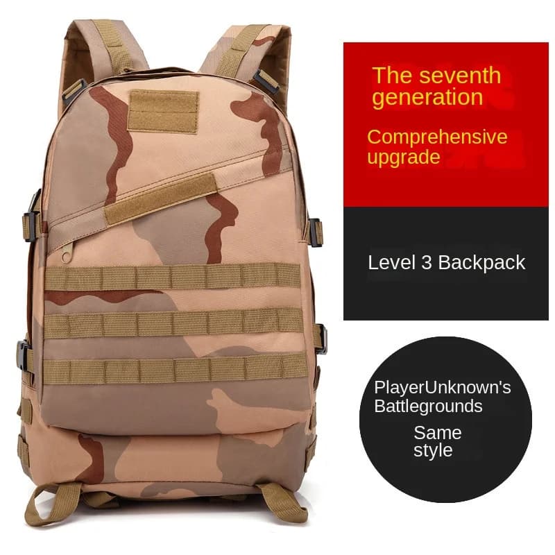 Zaino Tattico Molle di Grande Capacità 20-35L, Borsa Mimetica per Campeggio, Escursionismo, Trekking, Caccia e Scuola