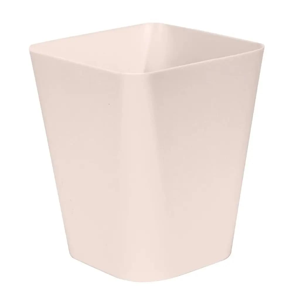 1.8 Gallon Khaki Plastic Waste Basket for Home, Office, and Kitchen