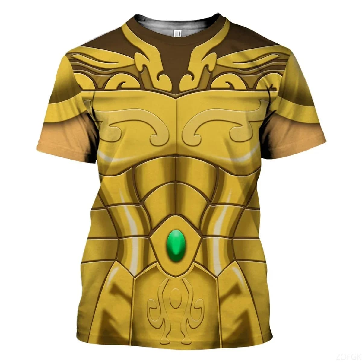 T-shirt girocollo comoda casual estiva a maniche corte stampata in 3D Fashion New Cartoon Anime Saint Seiya