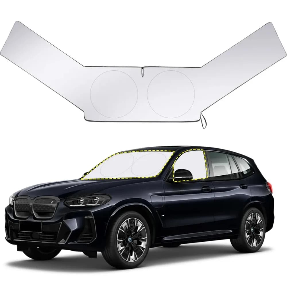 Upgrade Car Sunshade For Windshield Car Side Window Coverage UV Heat Reflective Sun Shade For Suv