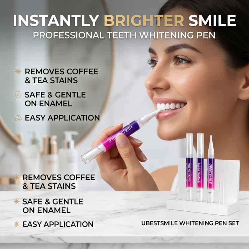 Teeth Whitening Gel Pen 3ml Safe Home Use Tooth Whitening Serum Pen Dental Whitening Gel Fast Effective Remove for Yellow Teeth