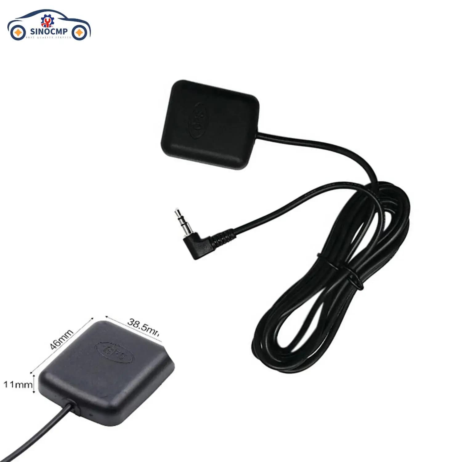SINOCMP 1PCS 3.5 millimetri Gomito Antenna GPS Esterna Adatto Per Auto Camion SUV Dash Cam Dash Camera Auto Accessori di Ricambio