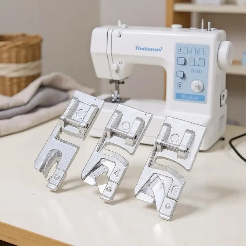 Set di 3 piedini pressori per orlo a rullo stretto da 3mm, 4mm, 6mm per macchina da cucire, set per orlatura, accessori per macchine da cucire