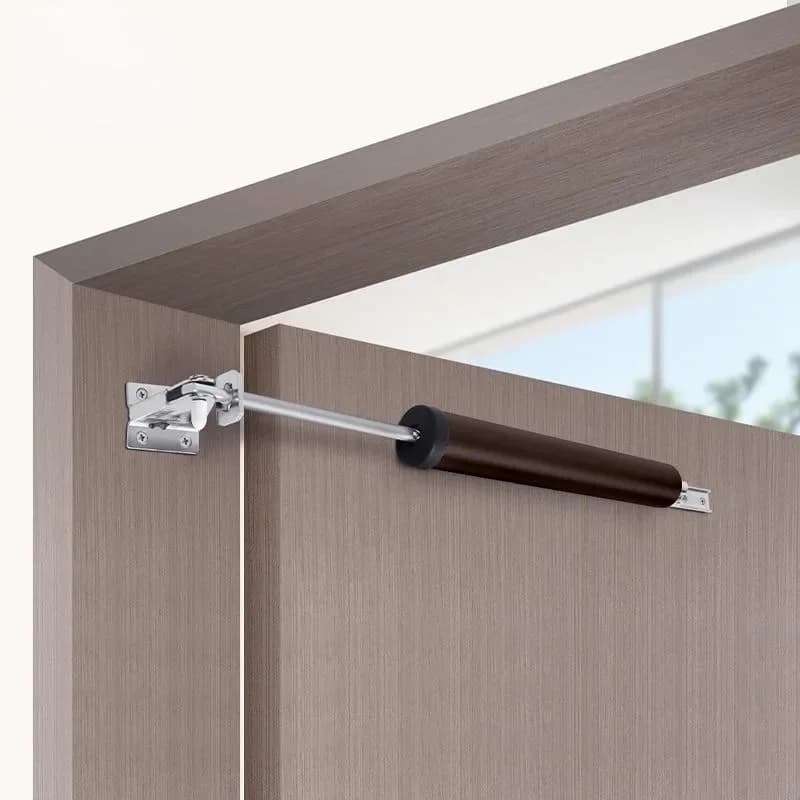 1PC Automatic Door Soft Close Within The Positioning Stop Buffer Adjustment Door Closer Furniture Hardware