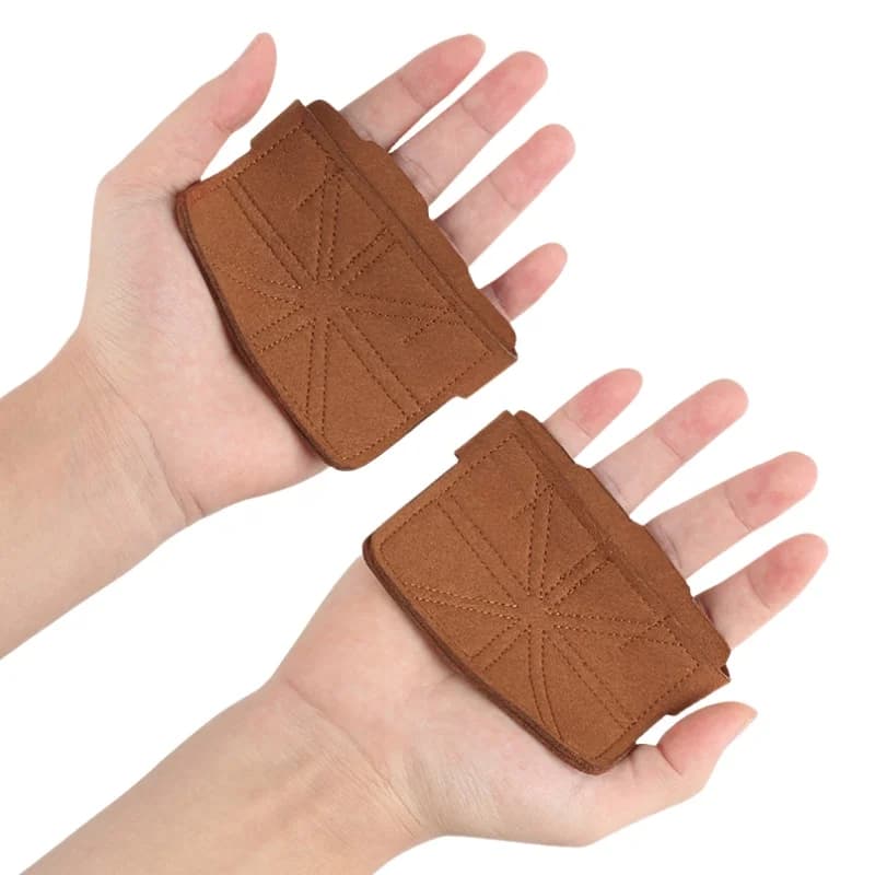 1 pair of gym gloves anti slip handles training gloves for weight lifting palm protection workout gloves Crossfit