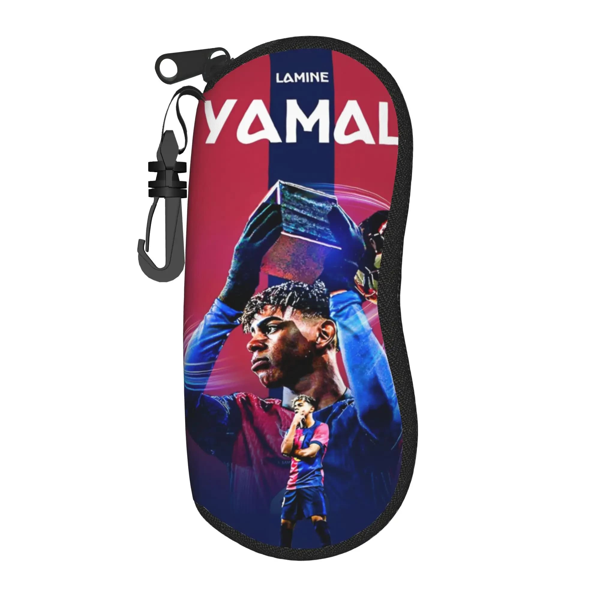 Lamine Y-Yamal Custodia per occhiali da calcio per uomo e donna, custodia leggera per occhiali, custodia protettiva per occhiali da sole