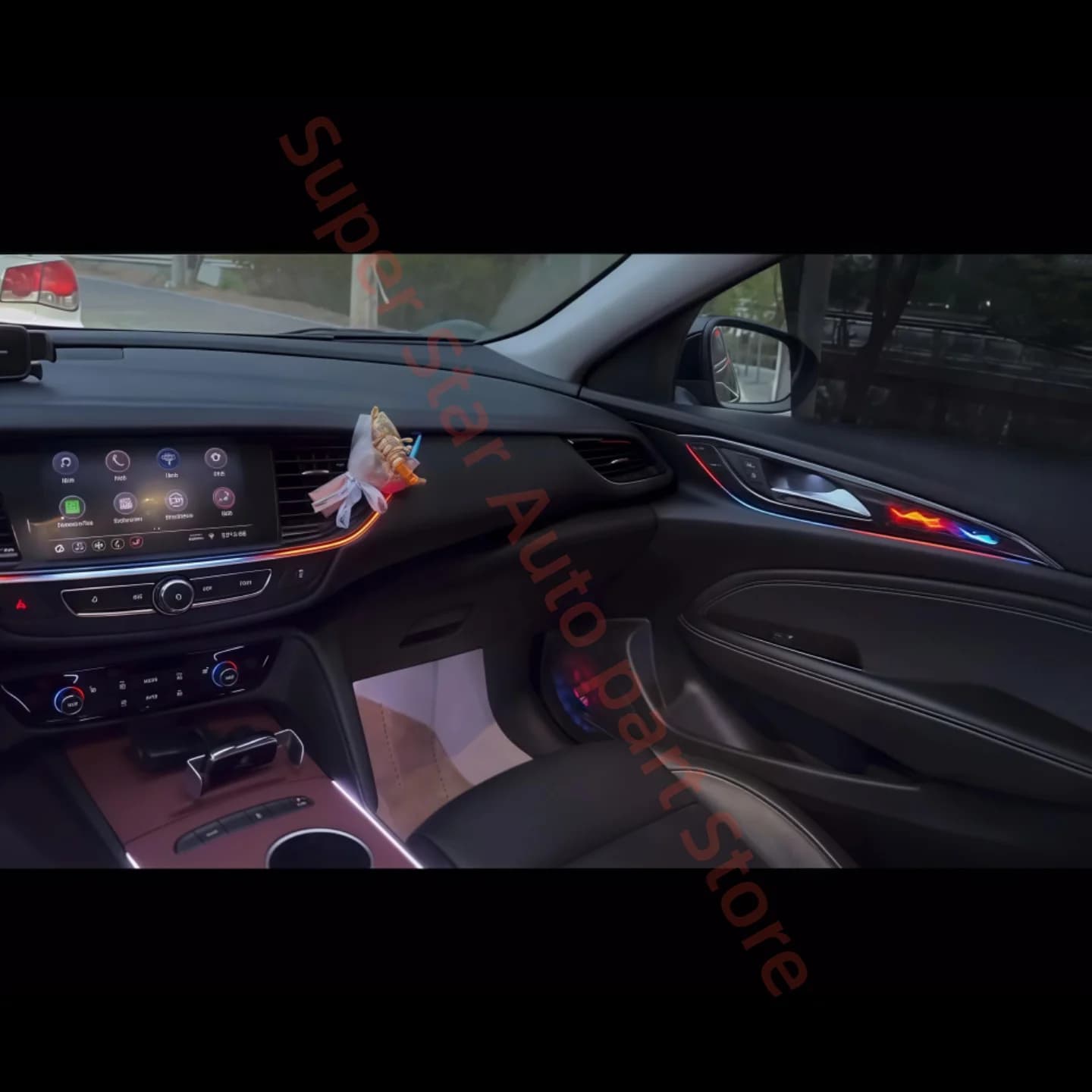 Striscia luminosa ambientale per Buick Regal 2017-2024, lampada a LED per illuminazione d'atmosfera, aggiornamento illuminazione interna auto, accessori auto