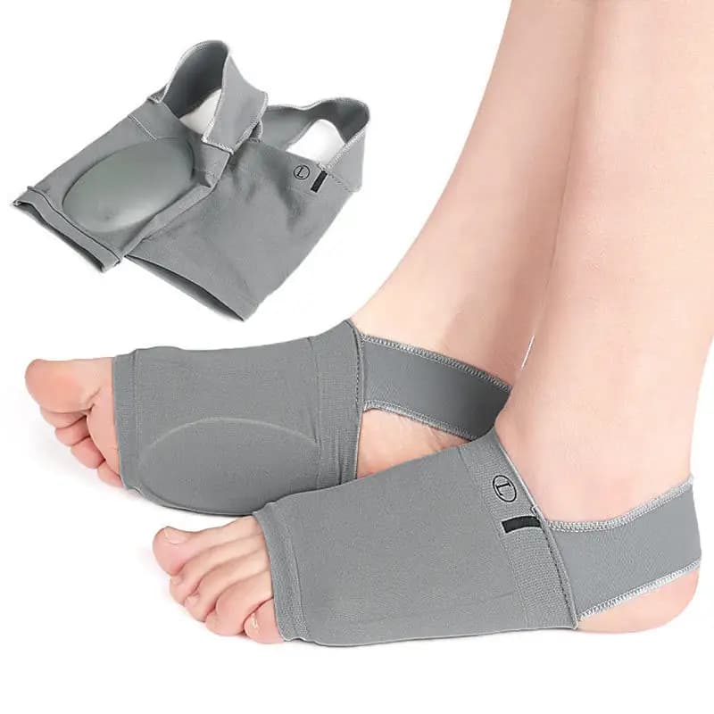 1-2 paia solette fasciatura pad per scarpe uomo donna piede valgo varus solette sportive inserti per scarpe cuscino piedi piatti supporto arco