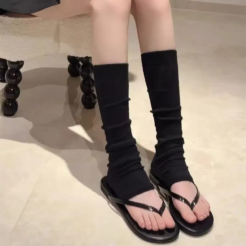 1Pair Summer Thin Leg Warmers Foot Cover Ballet Ruffle Socks Sweet Girls Stockings JK Lolita Kawaii Loose Legging