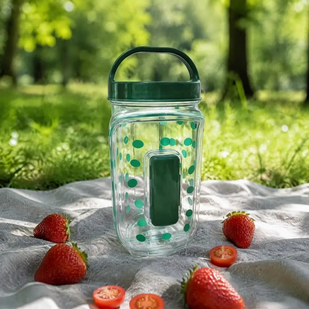Portable Lunch Bowl for Work Leak Proof Meal Prep Jar Portable Salad Jar with Leakproof Dressing Container for Commuting