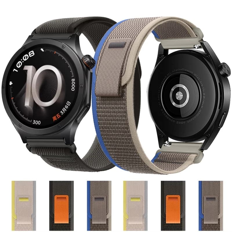 Cinturino in nylon da 20/22 mm per OPPO Watch X3, cinturino a loop per OPPO Watch X3, braccialetto elastico intrecciato, accessori per cinturini da polso