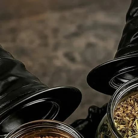 Set di 3 barattoli creativi a forma di cappello da strega per spezie, contenitori per spezie, set di barattoli a forma di rana per condimenti, contenitori per sale e pepe