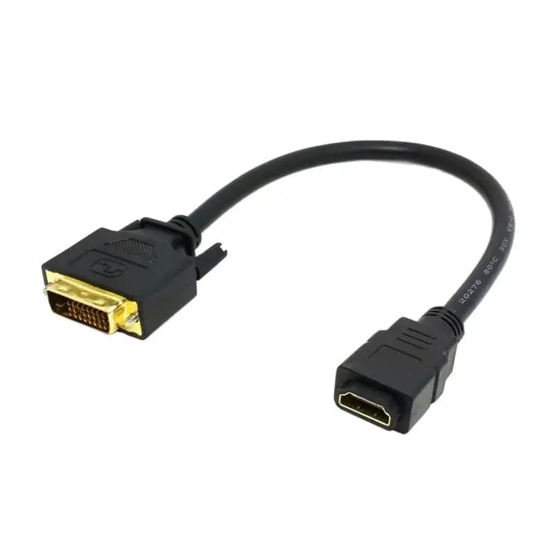 Converter DVI 24 + 1 DVI-D male to female compatible HDTV Converter Adapter HD-to DVI M-F Support 1080P for LCD HDTV