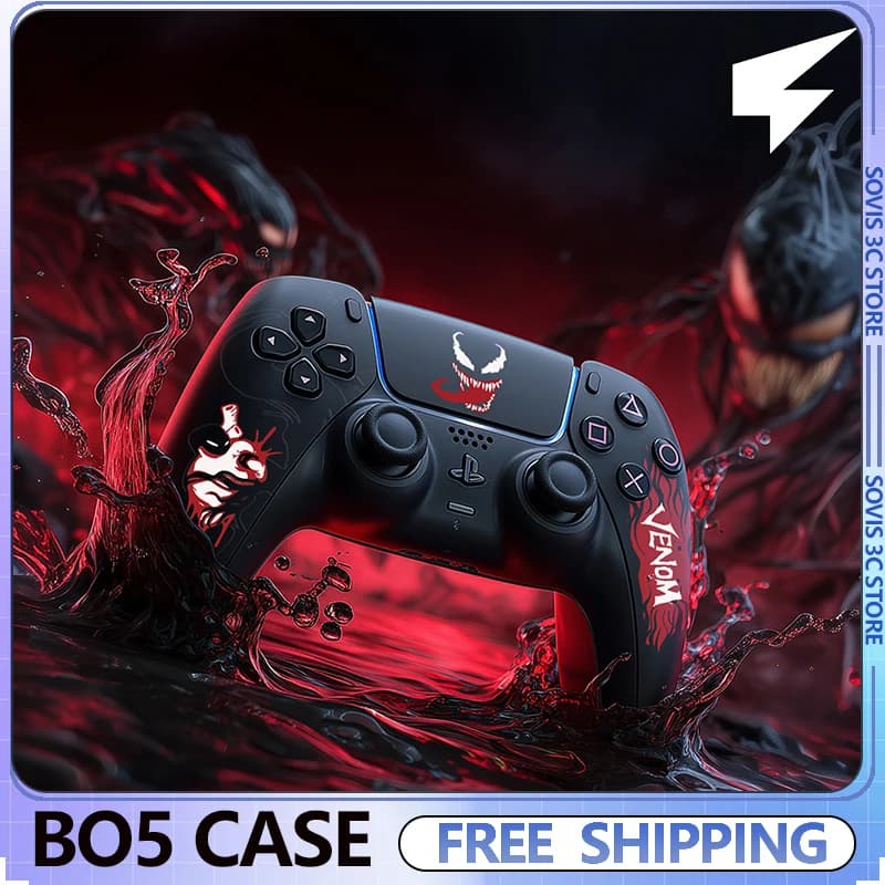Guscio per Controller PS5 Bo5, Facile Installazione Fai-da-Te con Kit di Strumenti, Accessori per Controller di Gioco Personalizzabili