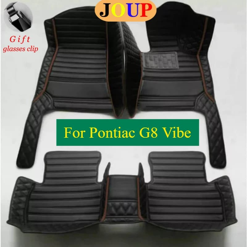 For Pontiac G8 Vibe Custom Car Floor Mats Accessories Carpets Covers Luxury Waterproof Left /Right Hand Drive