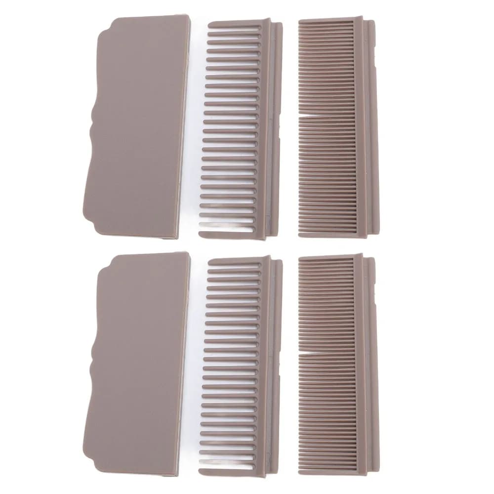 Nylon + Carbon Fiber Flat Iron Comb Attachment Lightweight Design Professional Results Hair Straightener Comb Portable Design