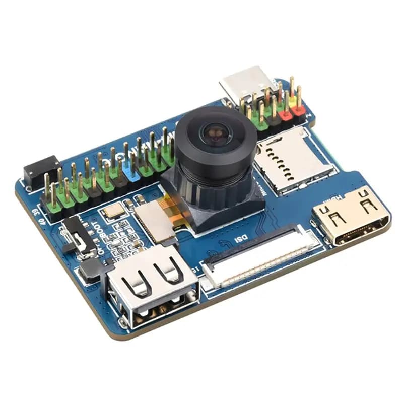 [B24B!】 Compact IO Expansion And AI Projects Compatible CM4-NANO-C Nano Base Board(C) Onboard 8MP Camera For Raspberry Pi Comput