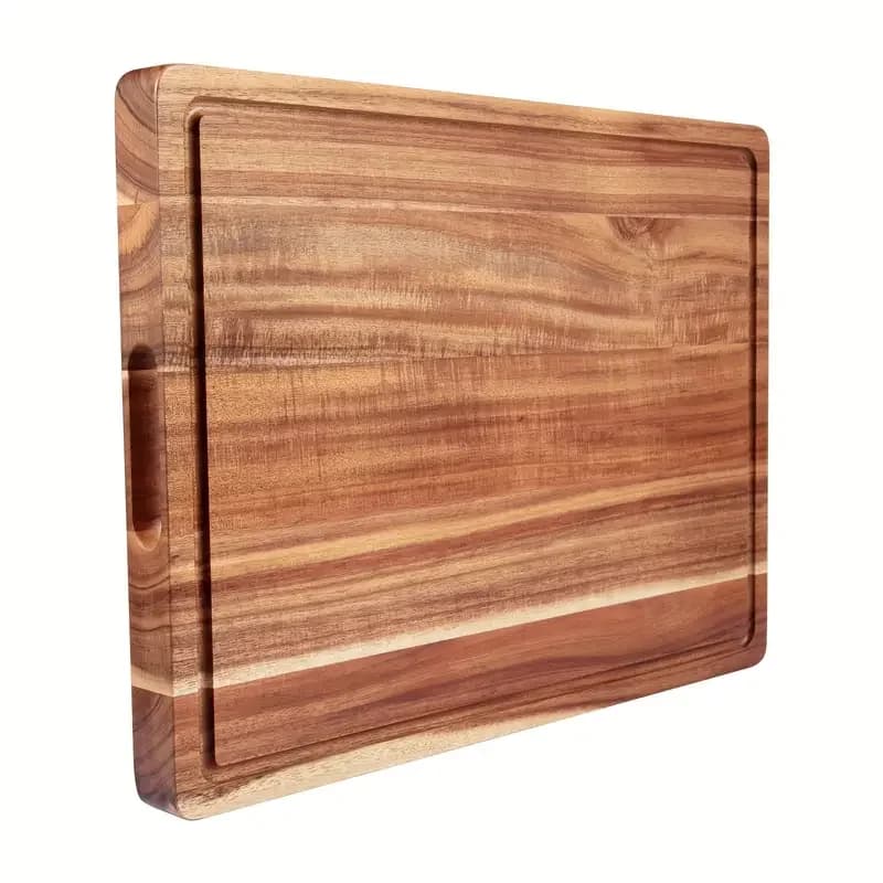 Tagliere in Legno di Acacia Grande 17x12 Pollici per Preparazione Alimenti in Cucina