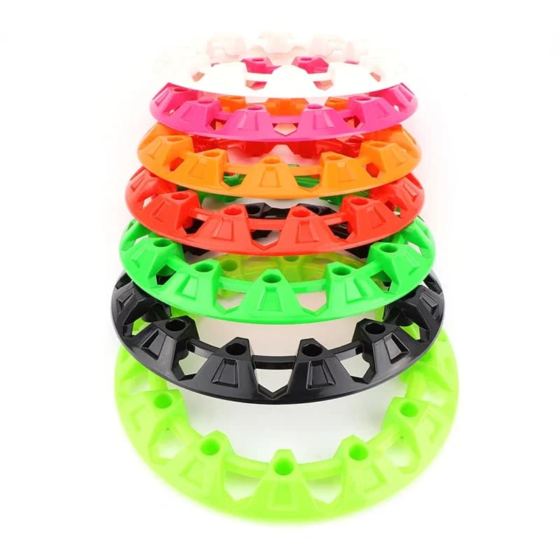 8 pollici ruota rivestimento mozzo protezione decorazione tappo del cerchione copertura in plastica pneumatici per ATV Go Kart Dune Buggy Quad Bike 4 ruote veicolo