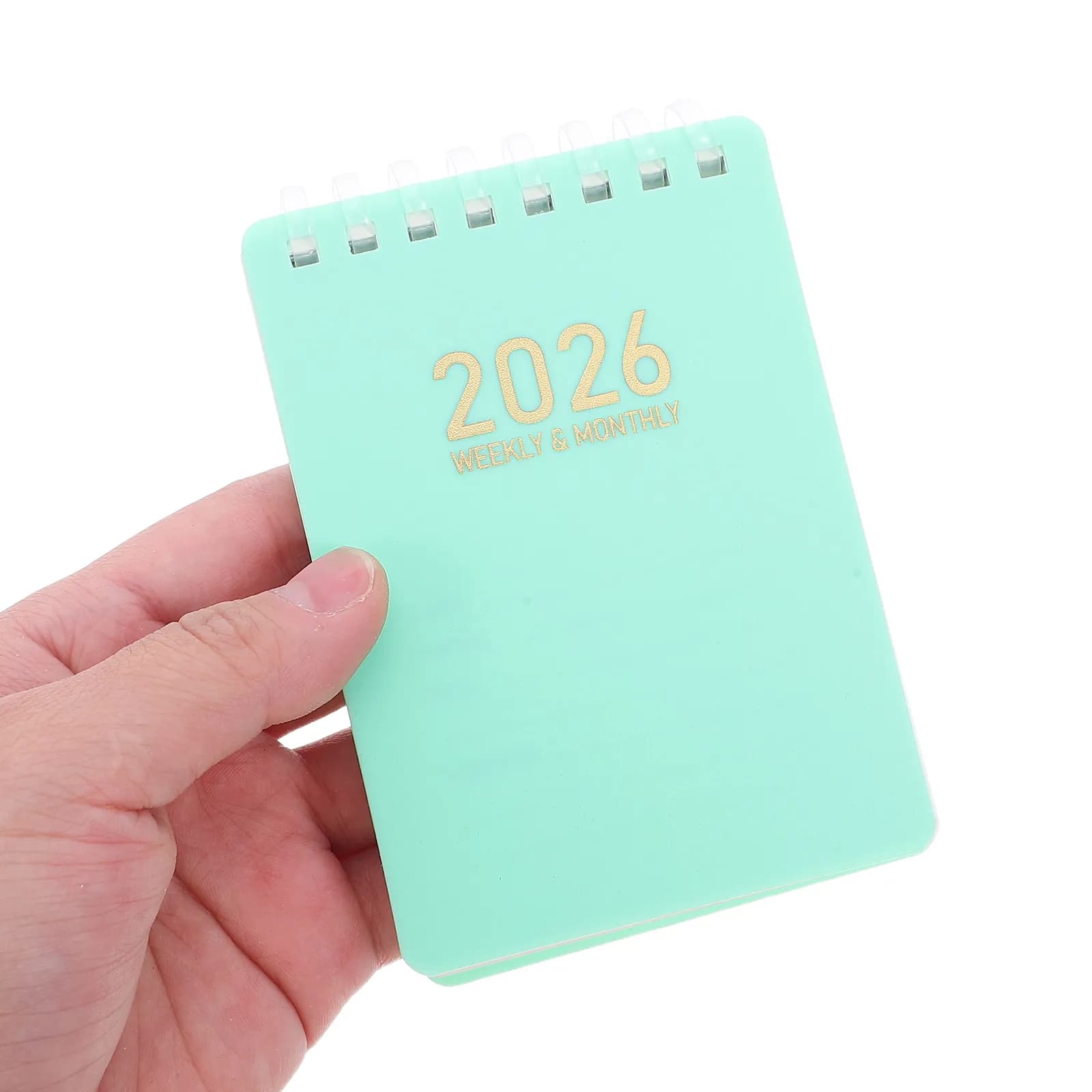 Mini Agenda Giornaliera 2026, Calendario a Spirale A7 4x3, Calendario Tascabile per Borsetta, Organizzatore Mensile e Settimanale, Quaderno Planner