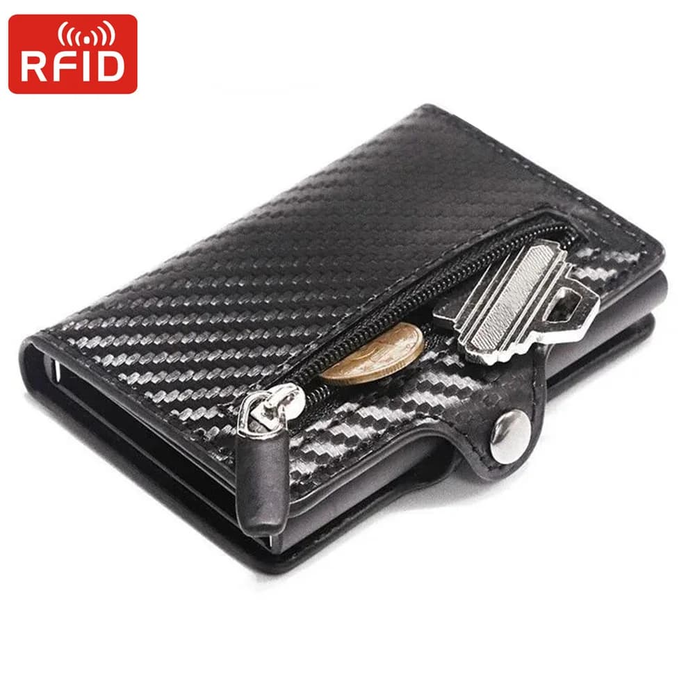 Anti Thief Rfid Credit Card Holder Smart Minimalist Wallet Pocket Men Women Slim Cardholder Bank Cash Creditcard Case Bag Purse