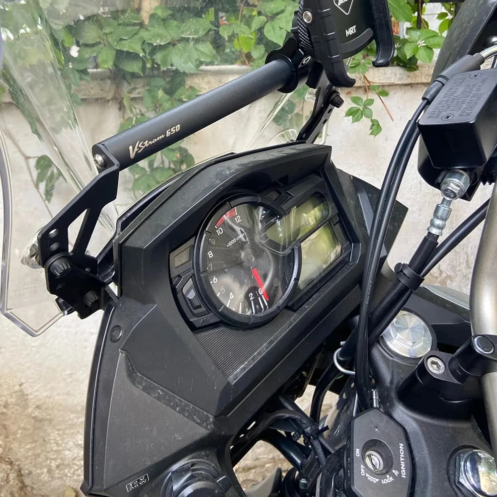 DL1000/DL650 V Strom Moto Supporto Del Telefono Mobile Del Basamento Staffa di Navigazione GPS Per Suzuki V-Strom 1000 Vstrom DL 650 2017-2023