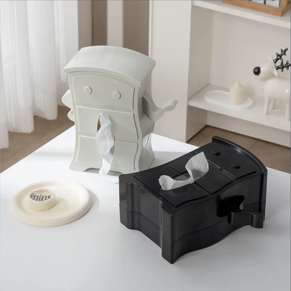 Creative Funny Tissue Box Living Room Bathroom Spring Paper Holder Storage Box Toilet Desktop Oranments Home Decor