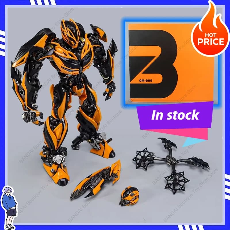 Disponibile Giocattolo Originale Trasformabile CM-006 CM006 Big Bee Non Trasformabile DLX in Lega, Bambola Articolata da Collezione, Regalo