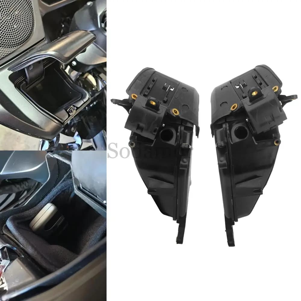 Portaoggetti per carenatura in ABS con coperchio per porta per Harley Road Glide FLTRX CVO Road Glide FLTRXSE 2023-2025 Moto