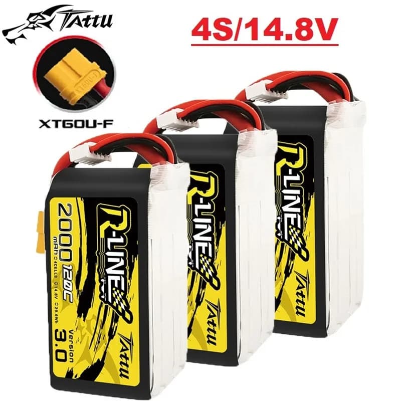 HOT TATTU R-LINE 3.0 120C 2000mAh 14.8V Lipo Batteria Con XT60 Per RC Elicottero Quadcopter FPV Racing Drone Parti 4S BATTERIA