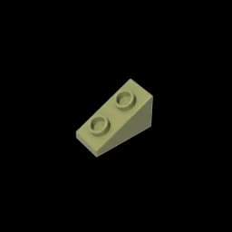 Gobricks GDS-90264 1x2x1 mattoni smussati blocchi educativi fai da te per bambini tecnici