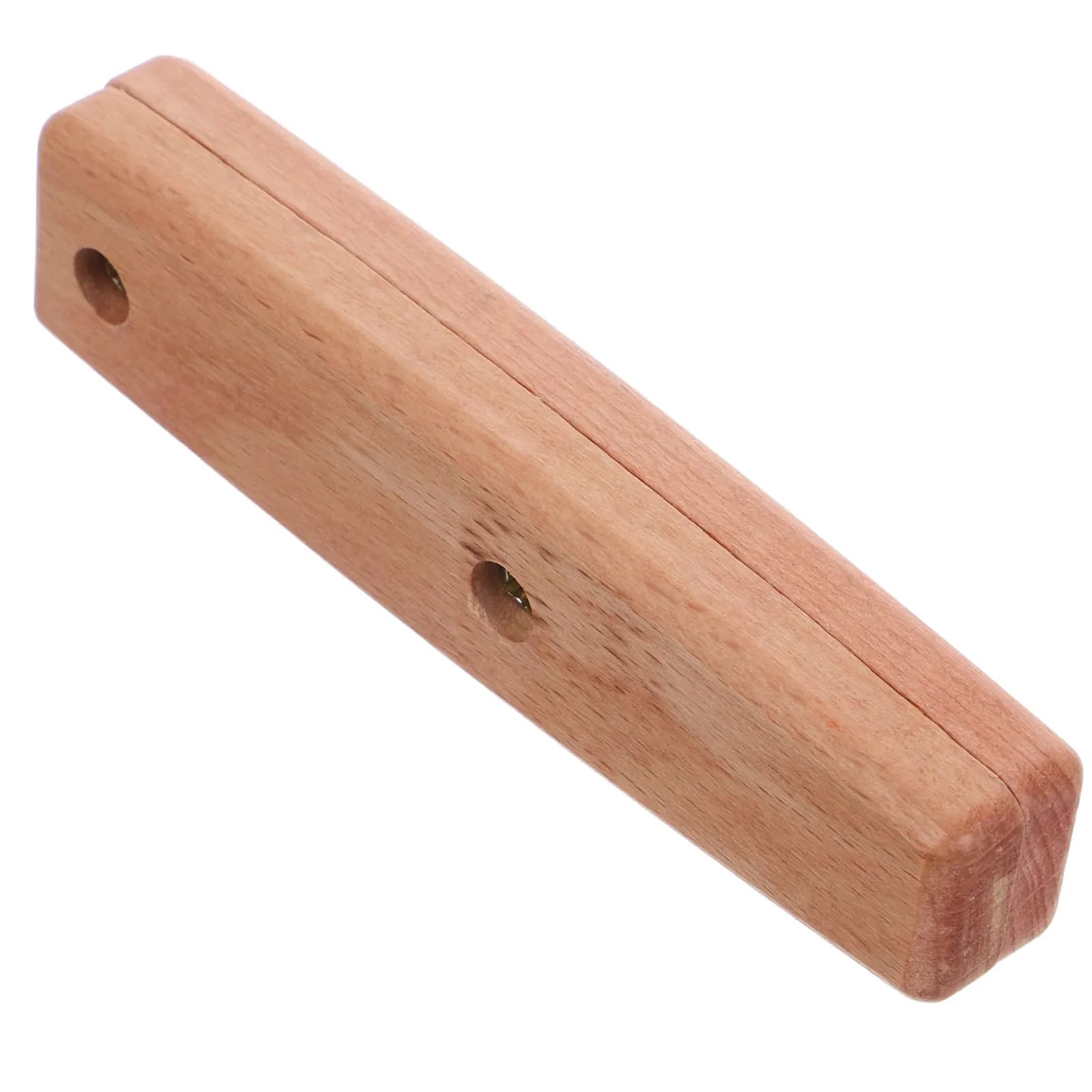 1Set Wooden Spatula Handle Replacement Anti-Scald Heat-Insulating Detachable Kitchen Utensil Handle for Turner Frying Pan